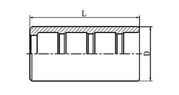 NO-SKIVE FERRULE FOR SAE 100R7 HOSE