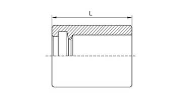 NO-SKIVE FERRULE FOR TEFLON HOSE